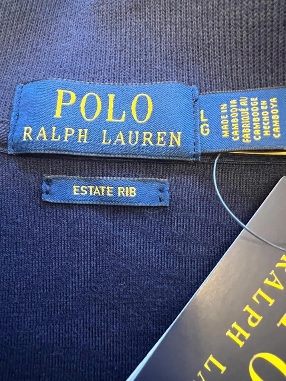 *FIRM PRICE* NWT - Polo Ralph Lauren Estate-Rib Quarter-Zip Pullover